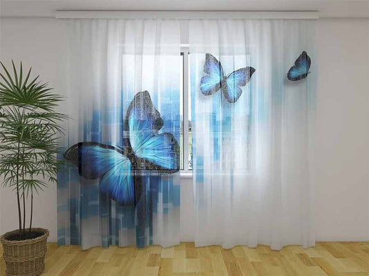 Tenda classica Farfalle decorativa