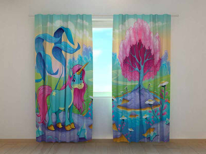 Tenda classica Unicorno decorativa