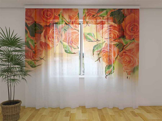 Tenda classica Rose decorativa