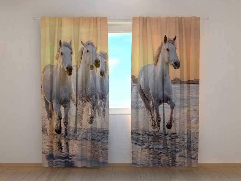 Tenda classica Cavalli decorativa