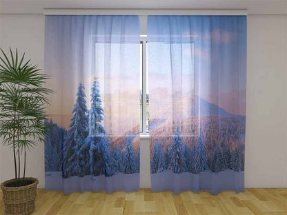 Tenda classica Neve decorativa