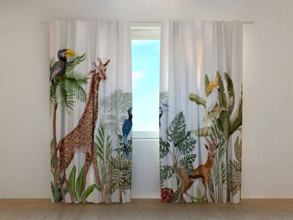 Tenda classica Jungle Animals decorativa