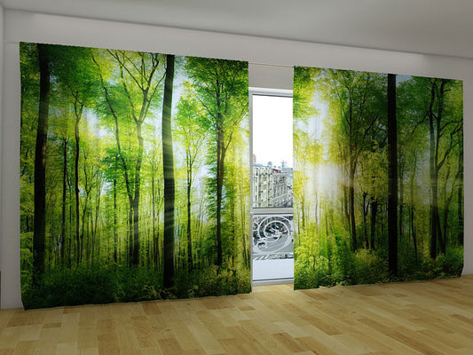 Tenda classica Luce nel Bosco decorativa