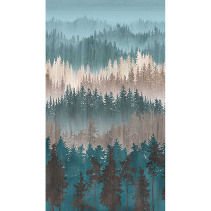 Carta da parati Nordic Forest | pannello digitale in TNT